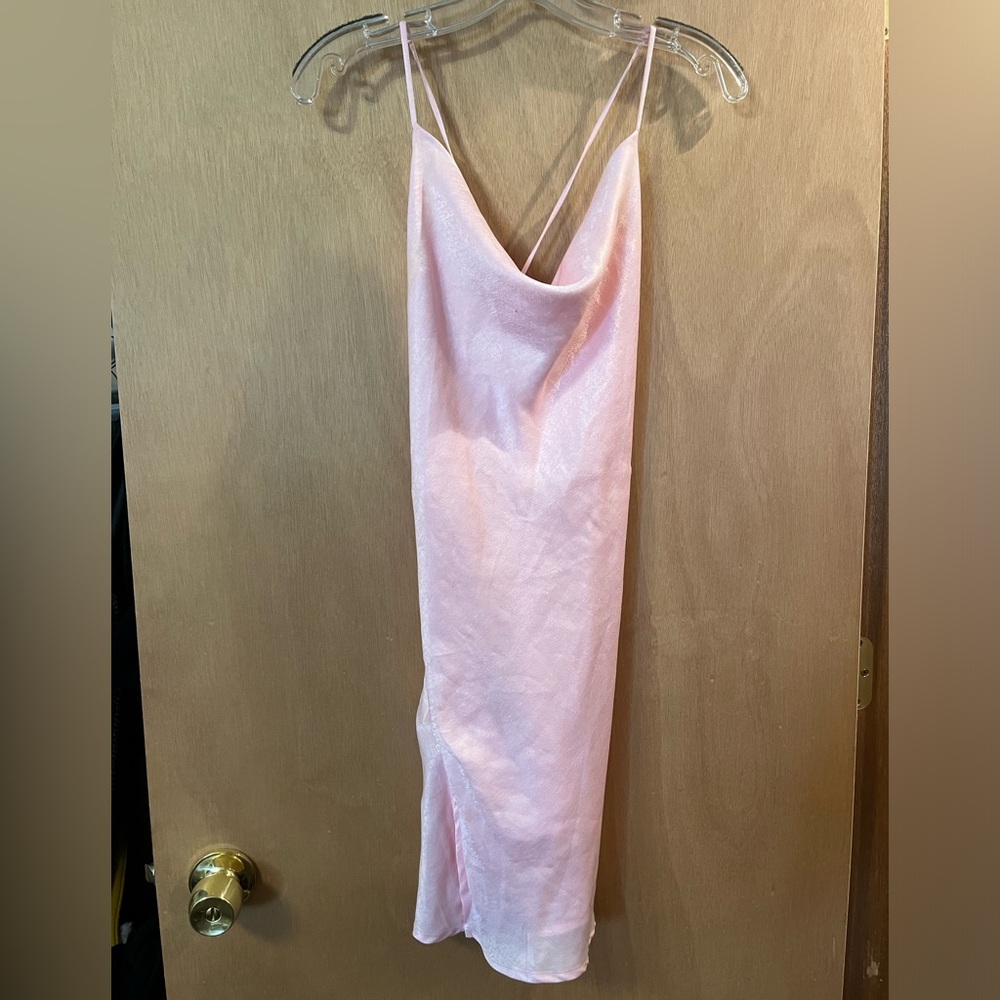 Satin mini dress